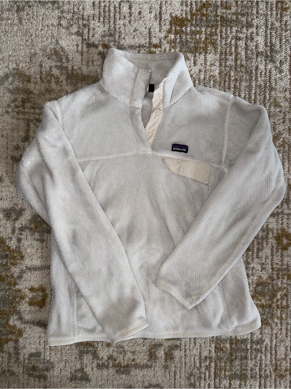 White Patagonia Retool Fleece